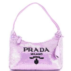Prada Re-Edition Hobo Sequins Mini #202862P22B
